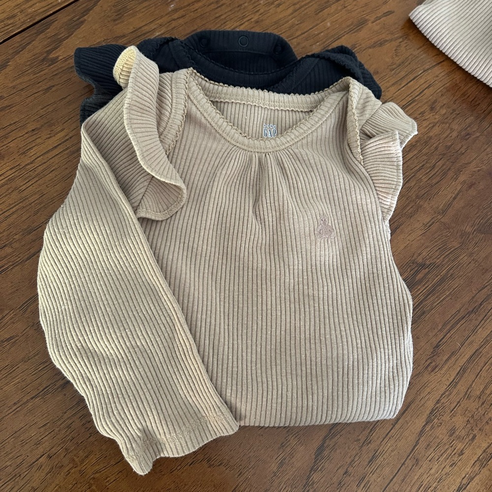 Baby GAP long sleeve onesie sets